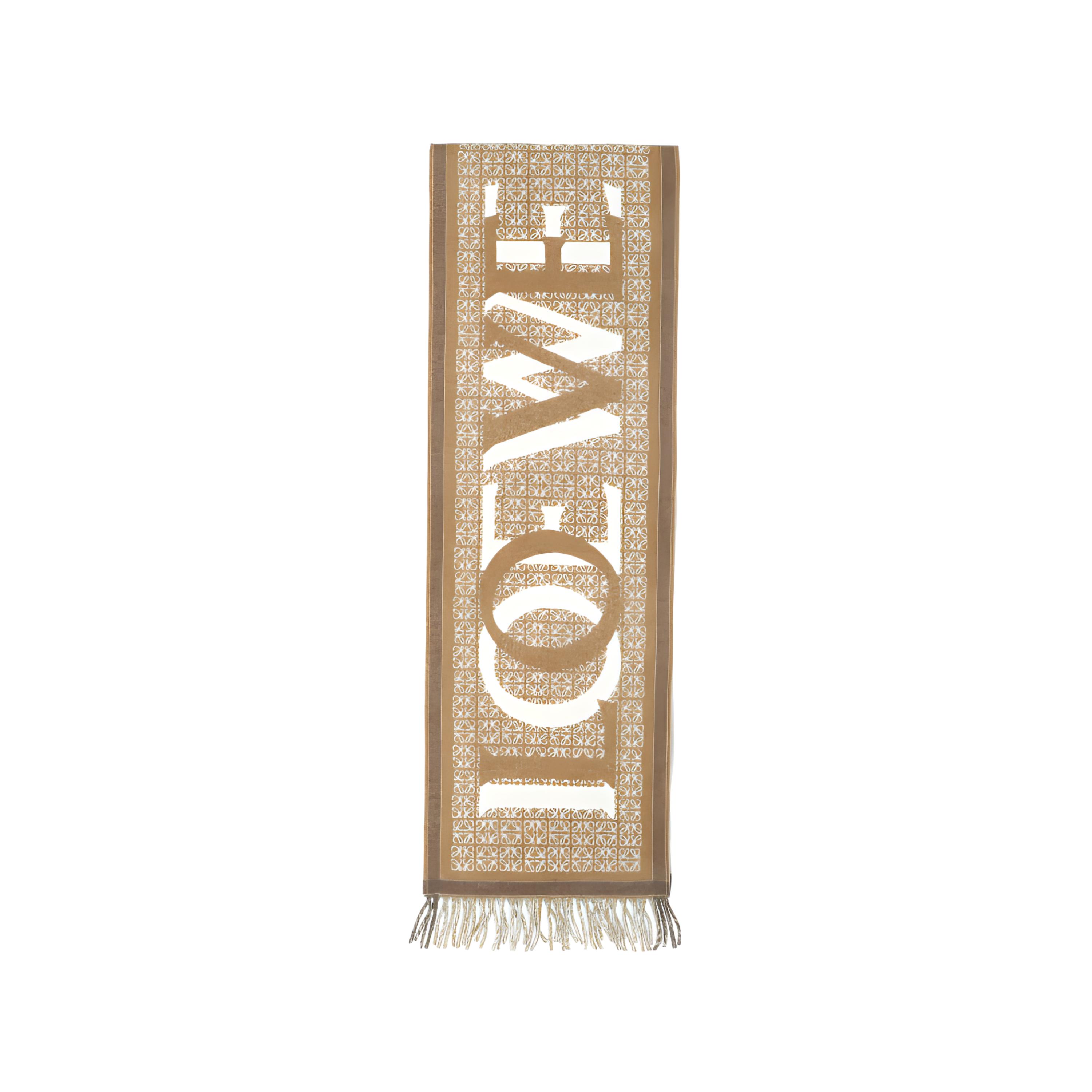 

Любовь Жаккардовый Шарф с Бахромой LOEWE