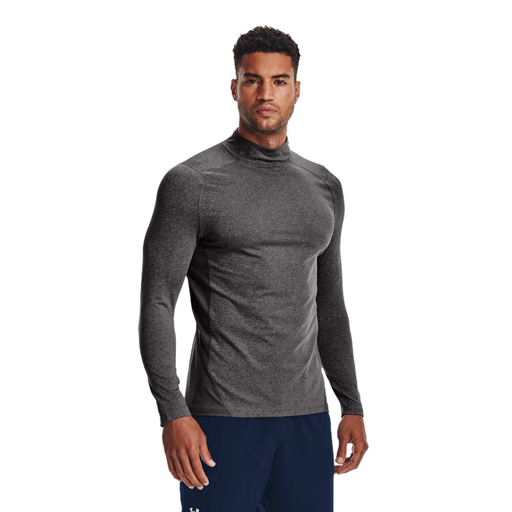 

Спортивный топ Under Armour ColdGear Fitted Mock, серый
