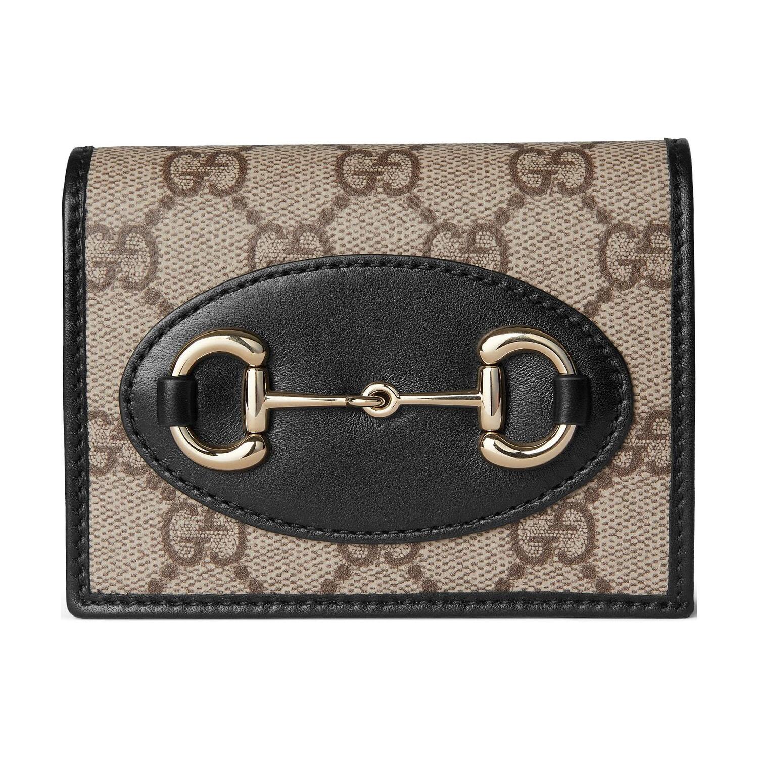 

GUCCI Женский тканевый картхолдер с подковой