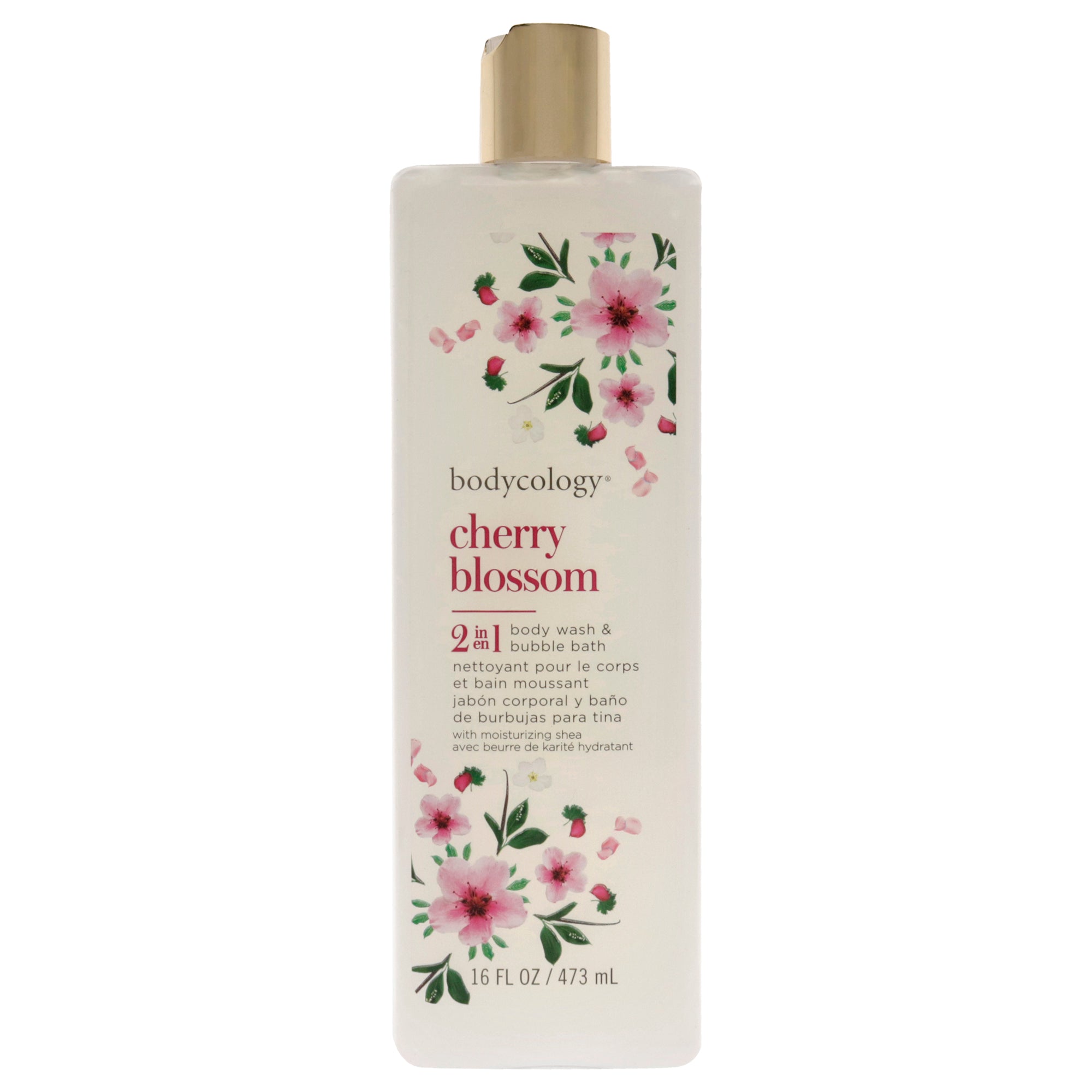 

Гель для душа и пена для ванны «2 в 1» - Cherry Blossom от Bodycology для женщин - 16 унций Bodycology, Cherry Blossom