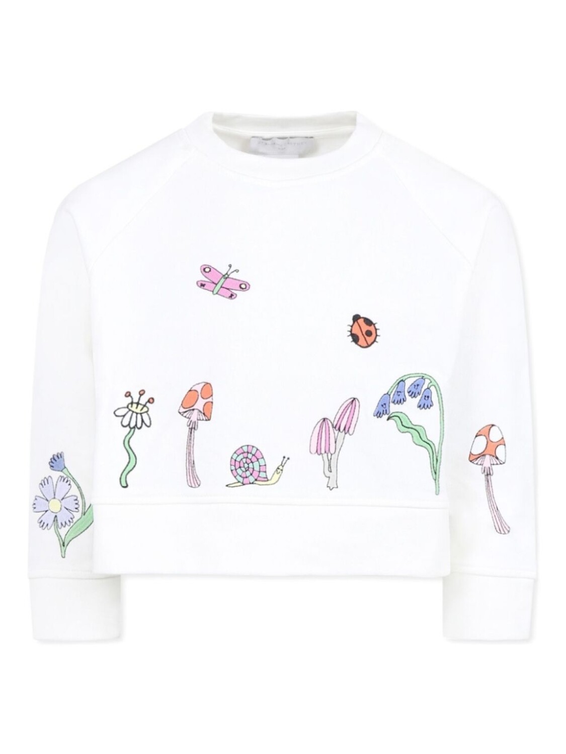 

Свитер с принтом в иллюстрированном стиле Stella McCartney Kids, белый