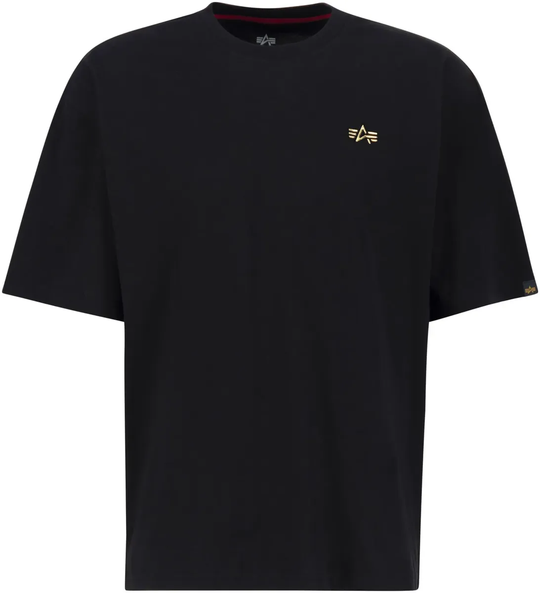 

Рубашка с круглым вырезом Alpha Industries "3D Small Logo T", черный