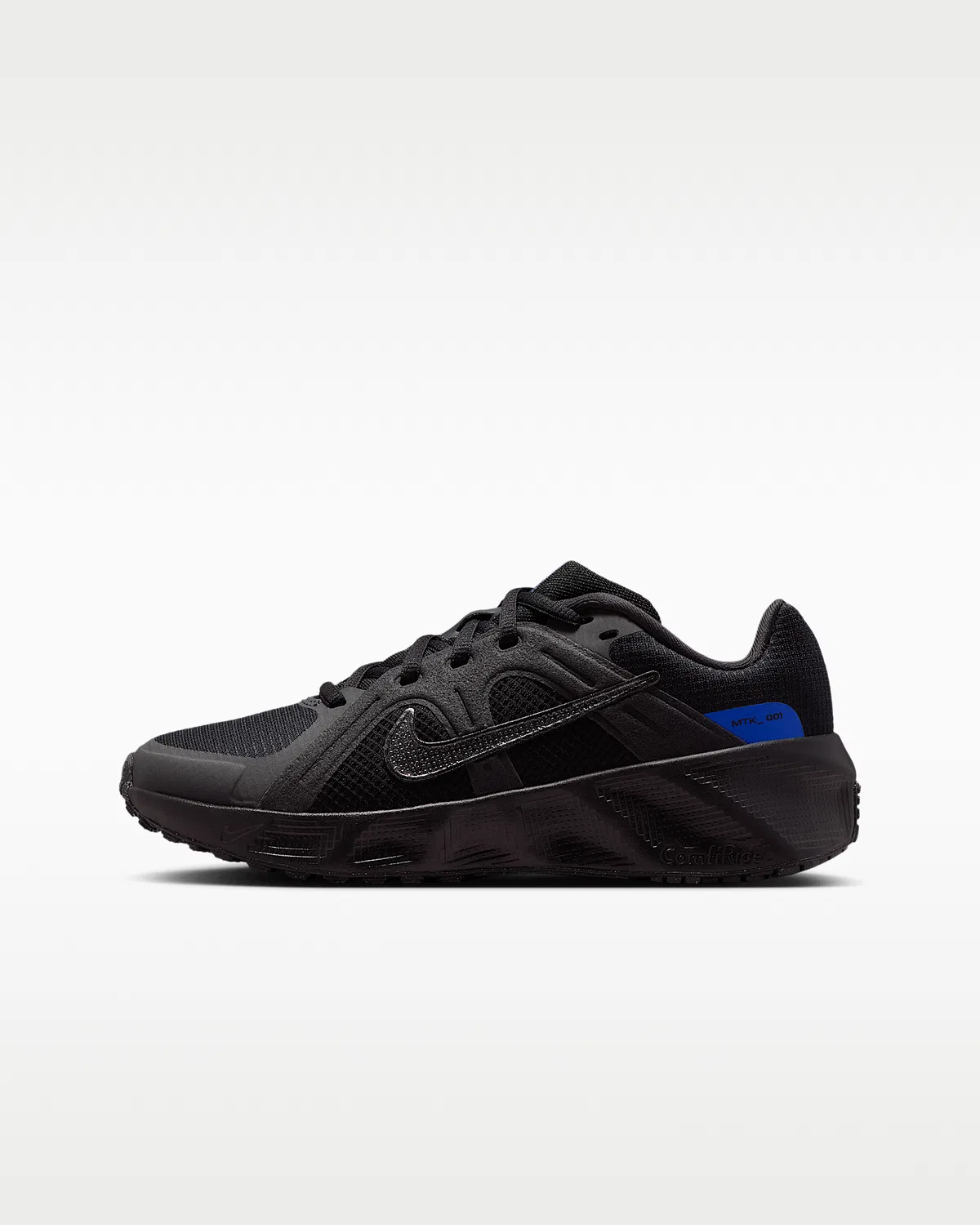 Кроссовки для старших детей Nike Metro Tek, Black/Off Noir/Racer Blue/Metallic Black
