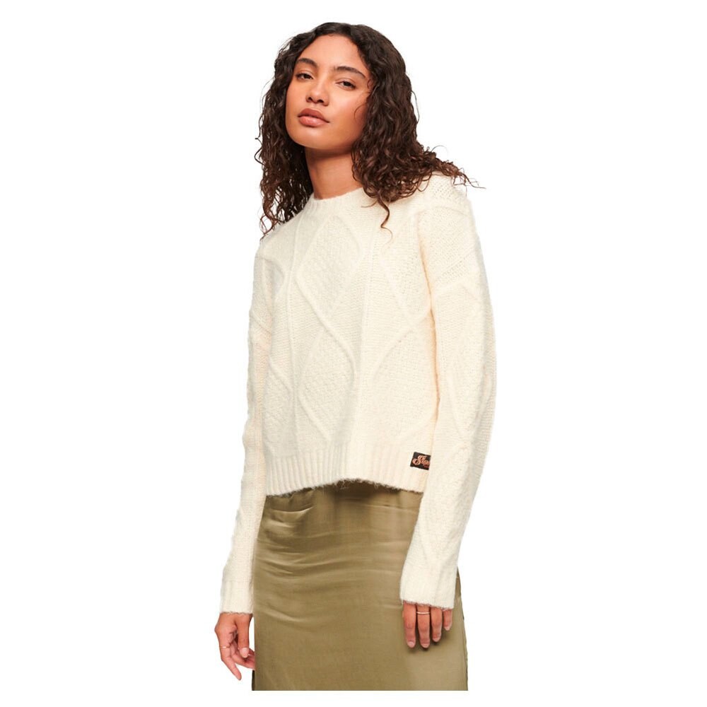 

Свитер Superdry Chunky Cable Turtle Neck, желтый