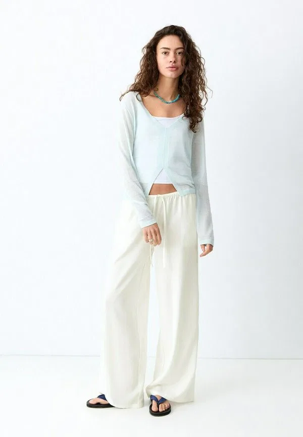 Подростковые брюки кремового цвета Mango Kids, Off-White