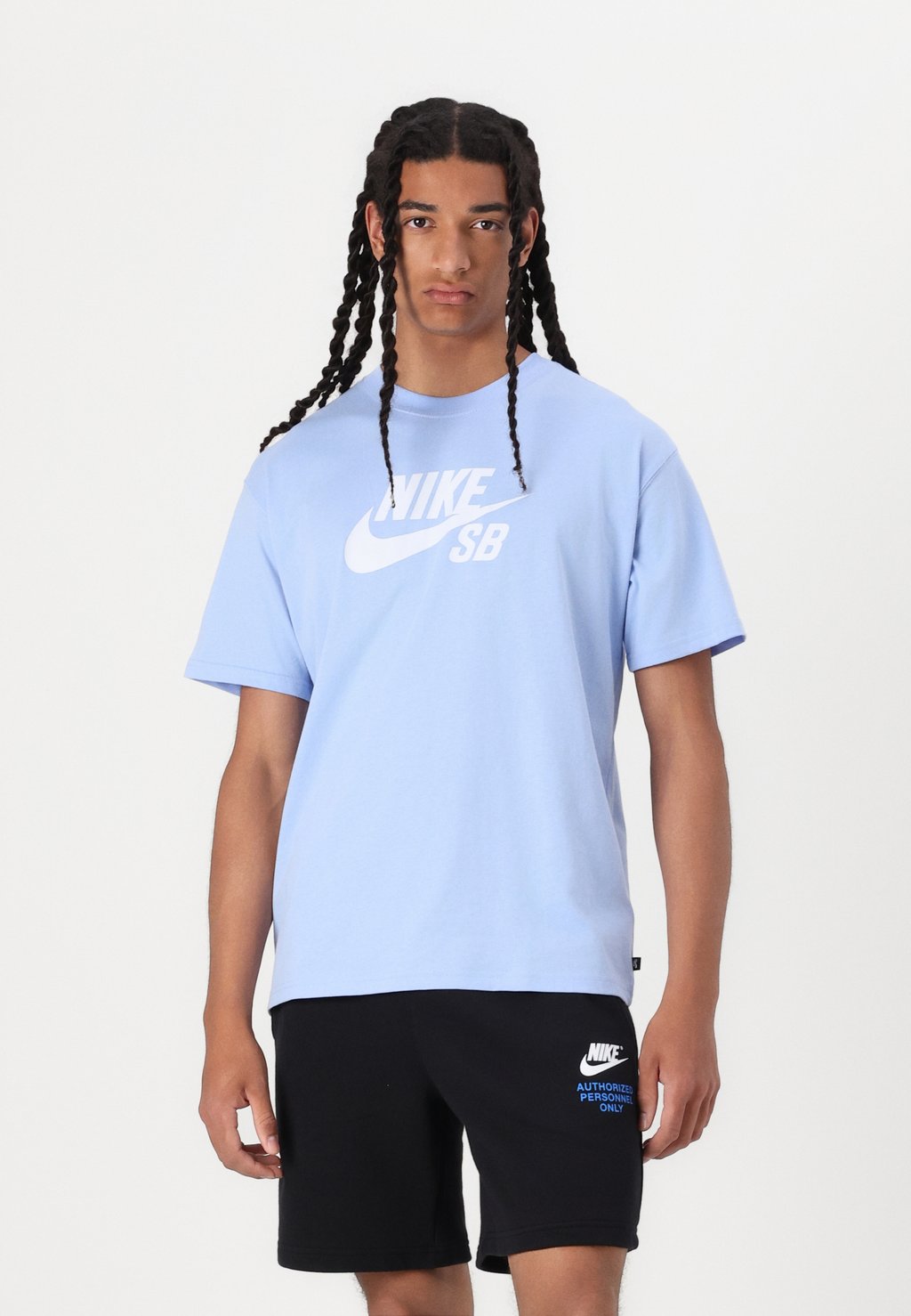 

Футболка с принтом TEE LOGO Nike SB, светло-серый
