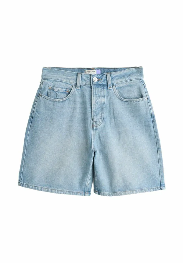 Длинные джинсовые шорты-бермуды Next, Light Blue — фото 4