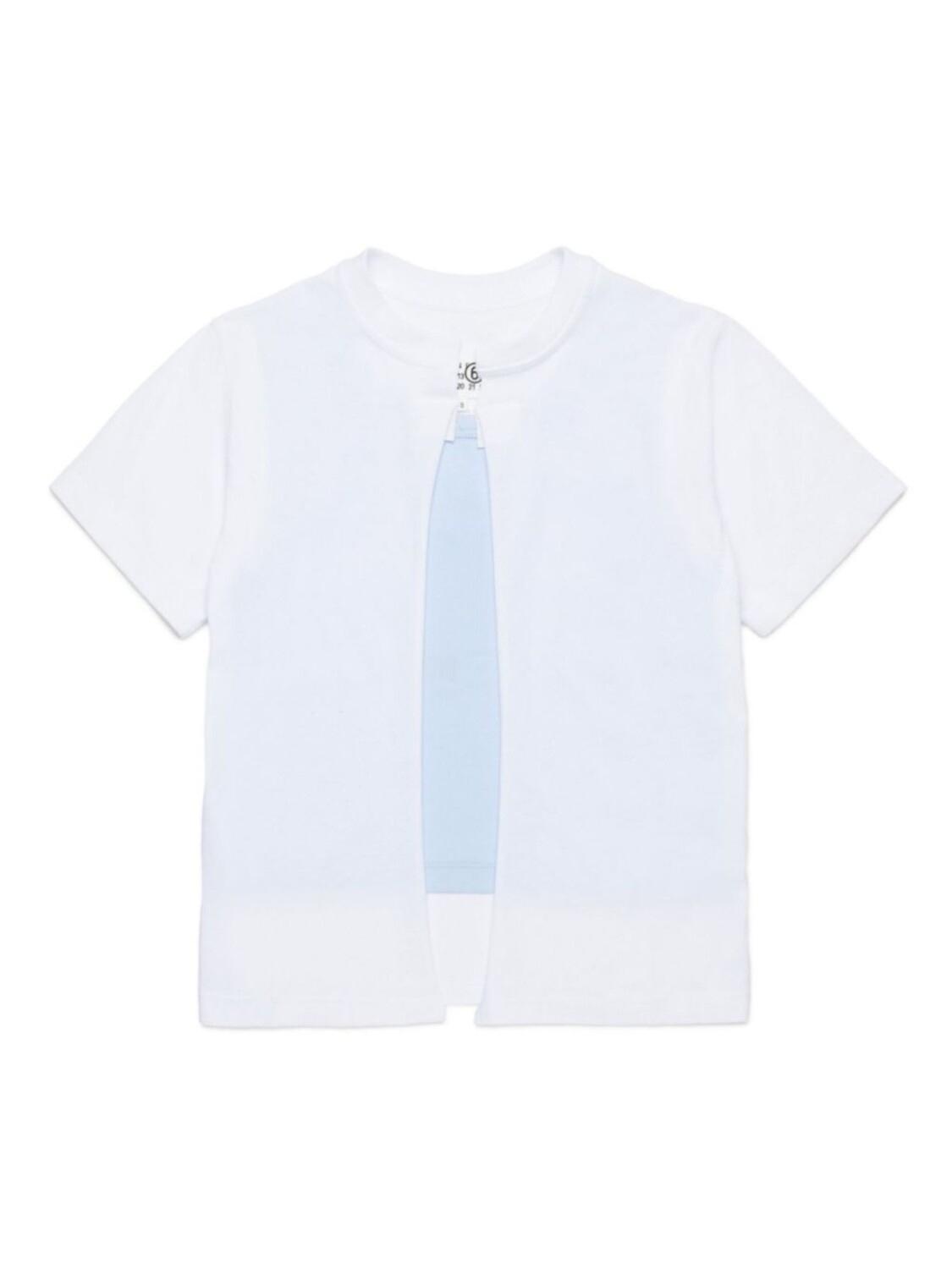 

Многослойная футболка MM6 Maison Margiela Kids, белый