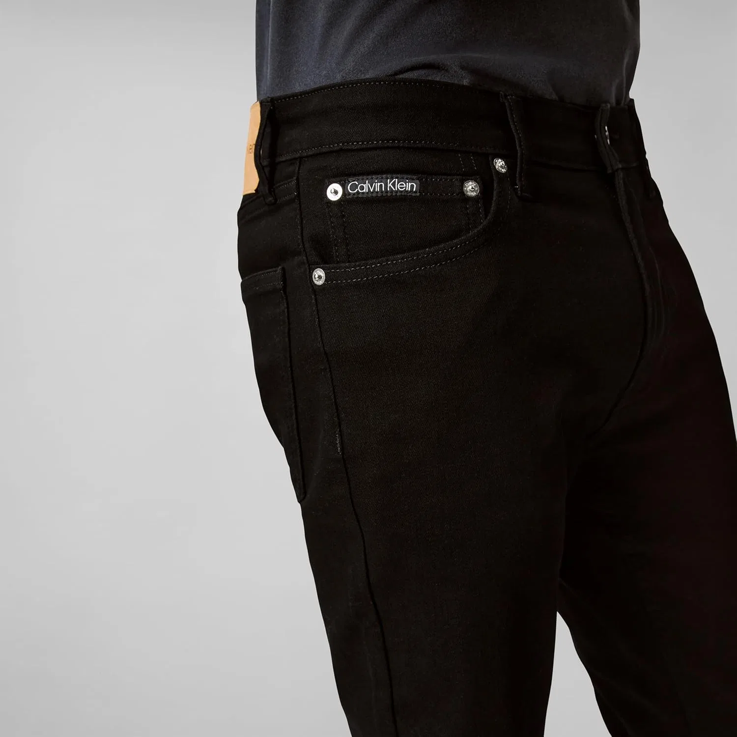 Джинсы скинни Calvin Klein, Ck Classic Black — фото 3