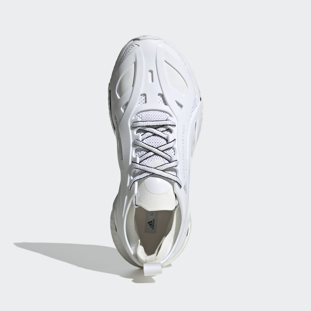 Кроссовки Adidas by Stella McCartney Solarglide Shoes, цвет Cloud White/Active Orange/White Vapour — фото 2
