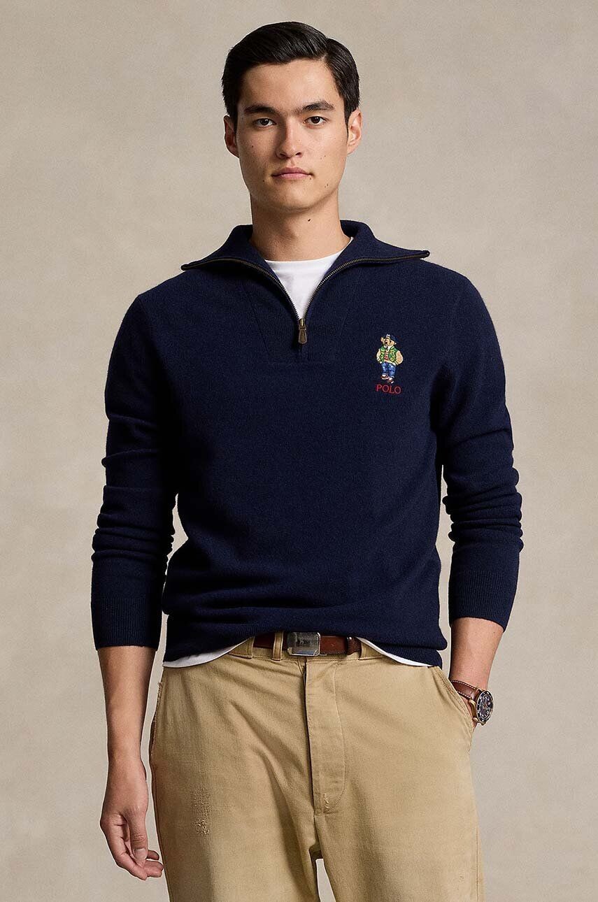 

Шерстяной свитер Polo Ralph Lauren, синий