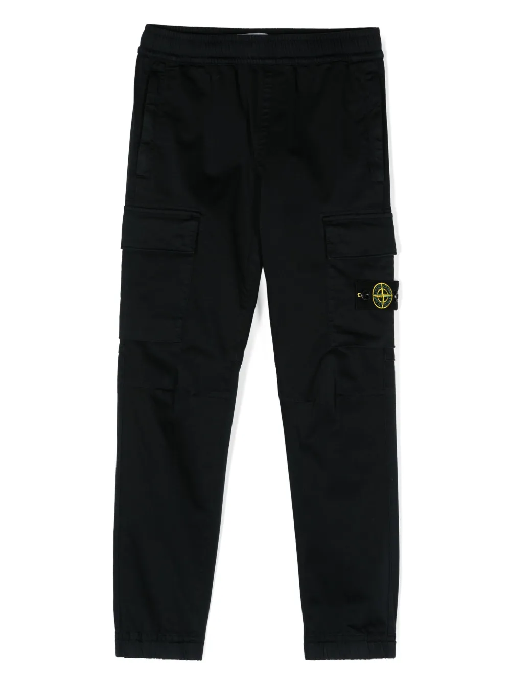

Зауженные брюки с логотипом Compass Stone Island Junior, черный