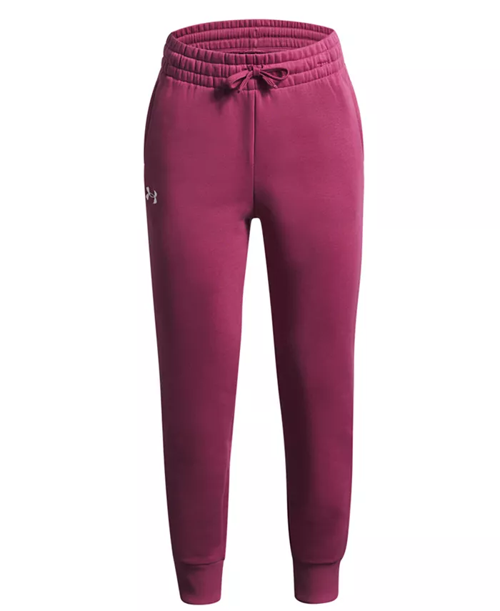 

Девчачьи флисовые джоггеры Rival размеры 6-20 Under Armour, розовый