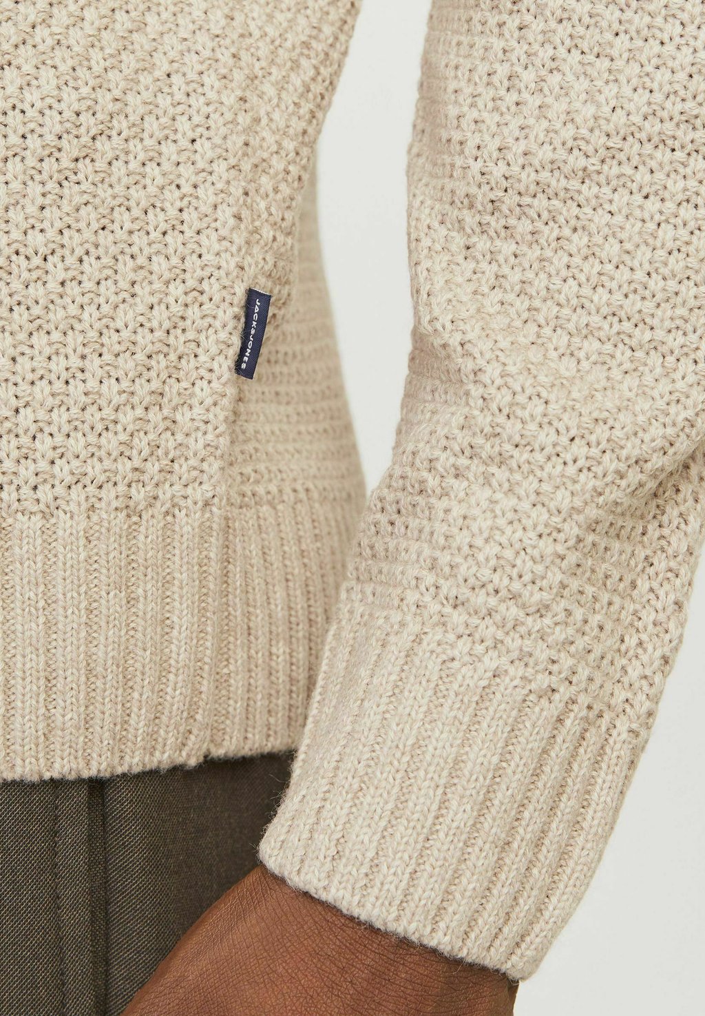 

Джемпер JPRBLUDIOGO CABLE KNIT Jack & Jones PREMIUM, бежевый