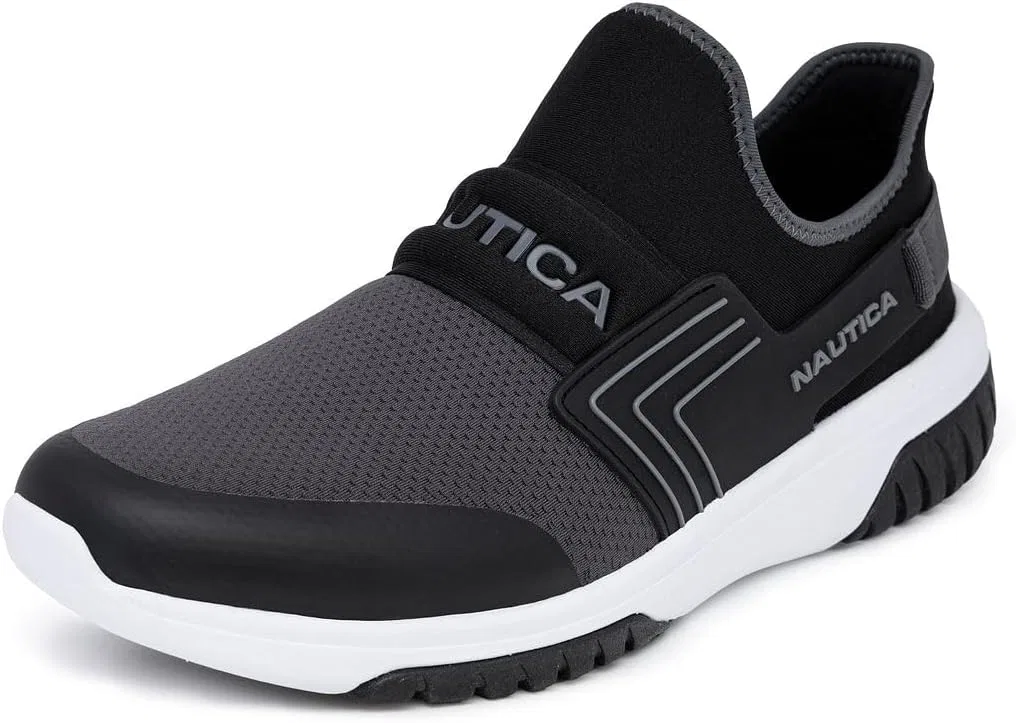 Кроссовки повседневные Nautica Slip-On, черно-угольный