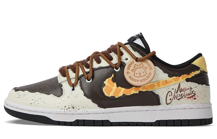 

Мужские кроссовки для скейтбординга Nike Dunk Low, Brown/Yellow