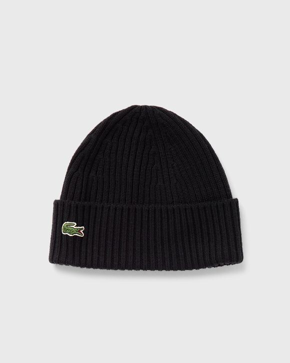 

Шапка Lacoste Knitted Cap, черный