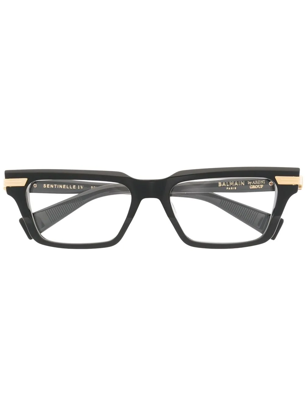 

Солнцезащитные очки в квадратной оправе Balmain Eyewear, черный
