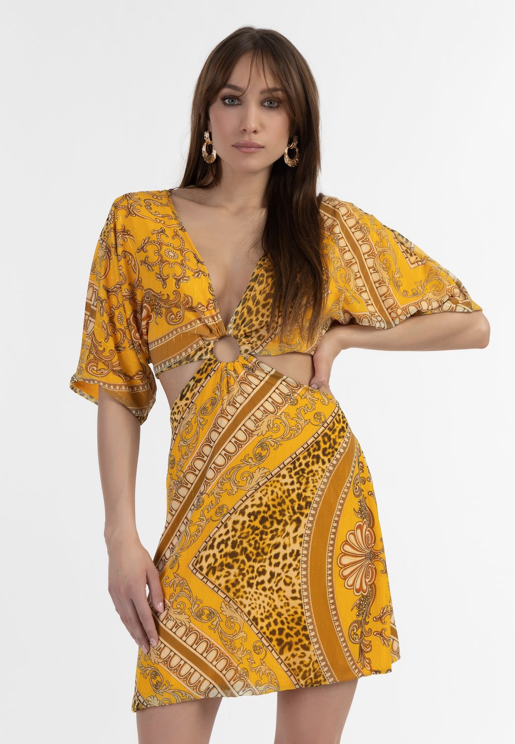 

Повседневное платье MIT CUT-OUTS faina, желтый