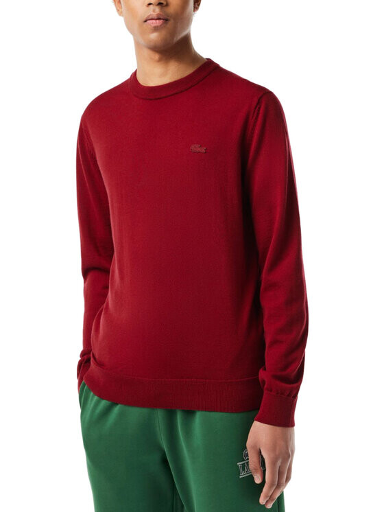 

Свитер обычного кроя Lacoste, бургундия
