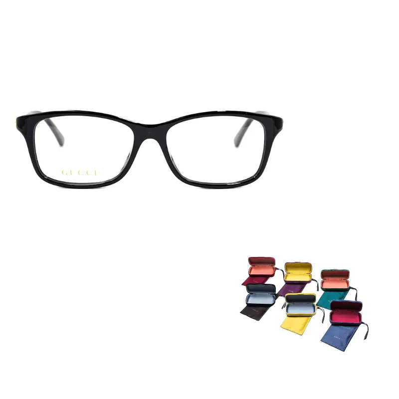 

GUCCI Квадратная оправа для очков, Black