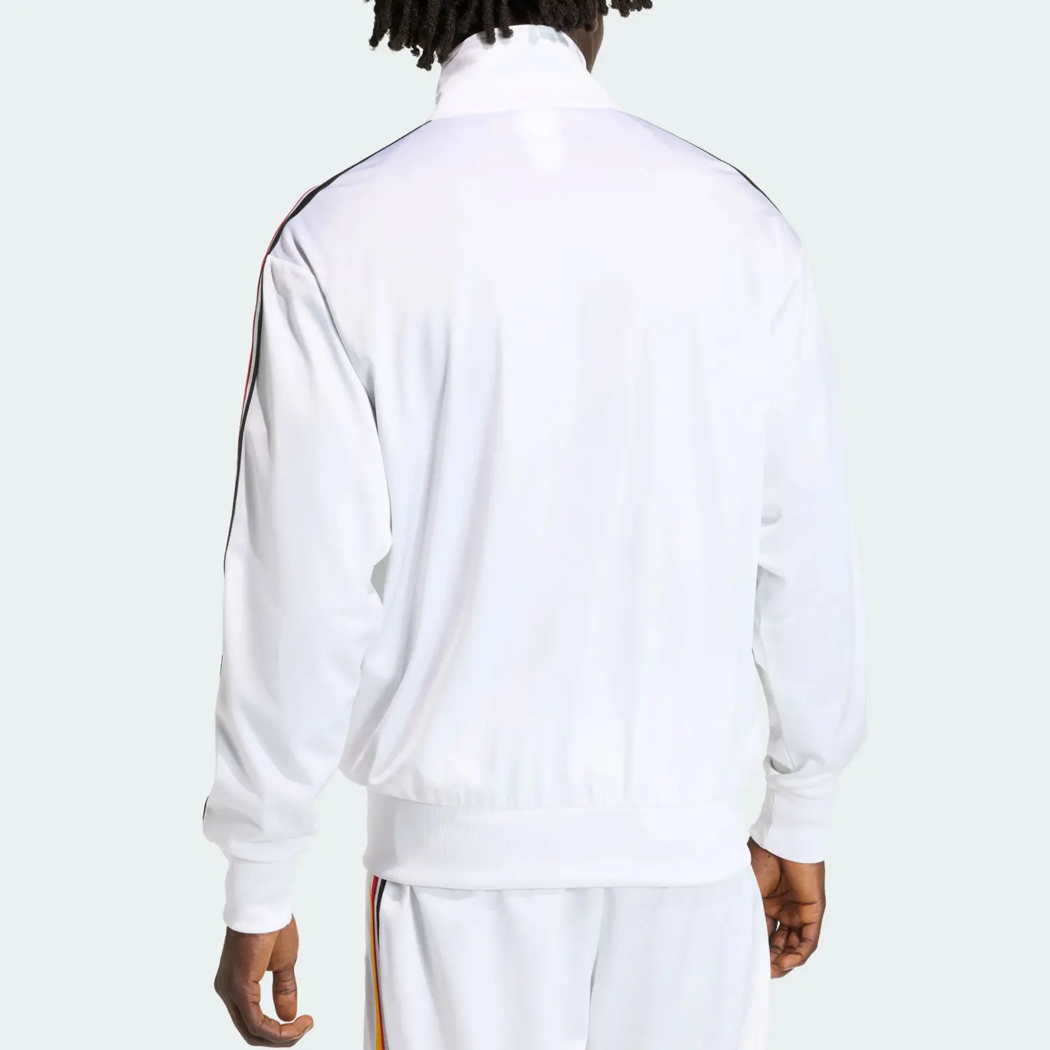 Куртка FIREBIRD TRACK мужская Adidas Originals, белый/preppy золото/energy красный/черный — фото 4