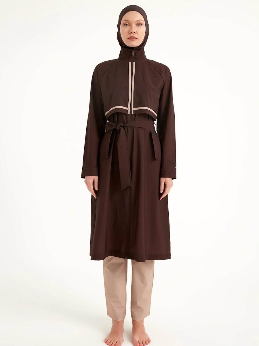 

Платье-купальник с высоким воротом MARINA Modest Marina M2533, коричневый