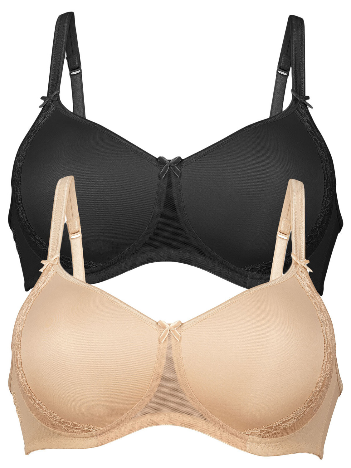

Бюстгальтер без косточек Anita 2er Pack Schalen BH Lace Rose, цвет Desert Schwarz