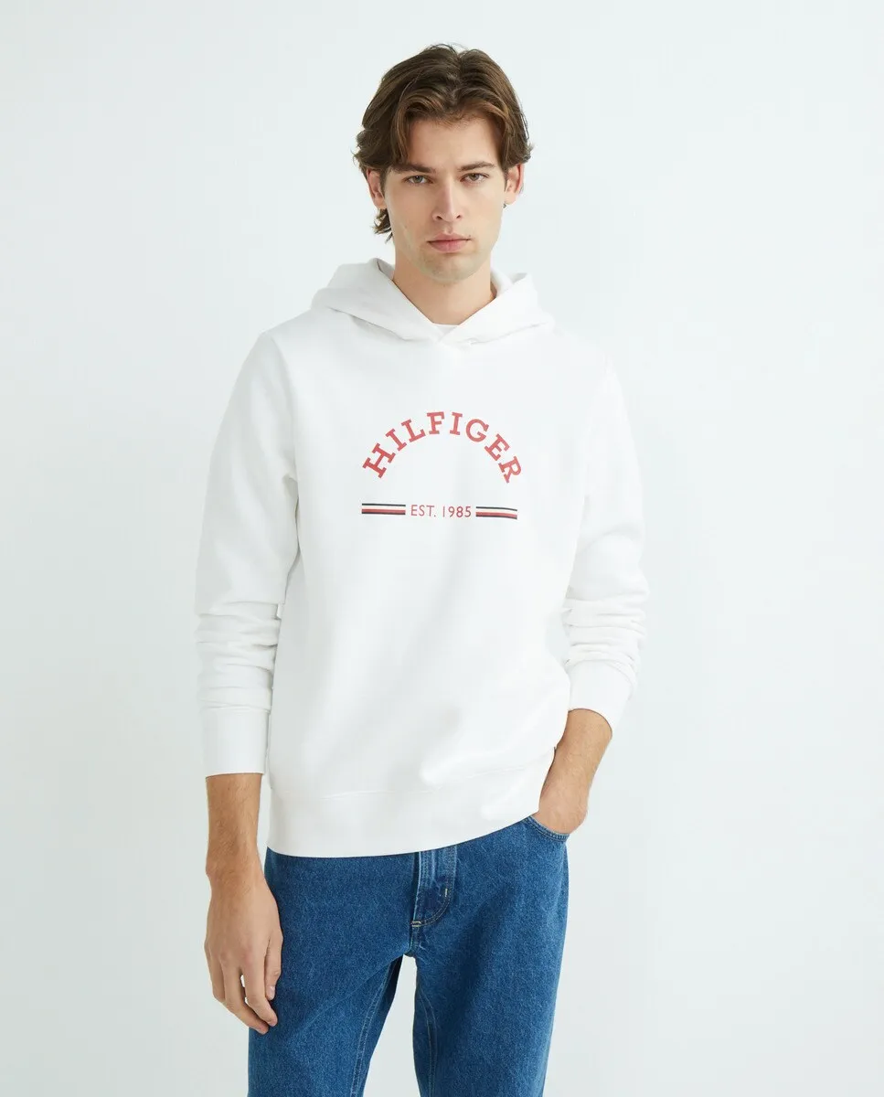 

Мужская толстовка с капюшоном Tommy Hilfiger, белый