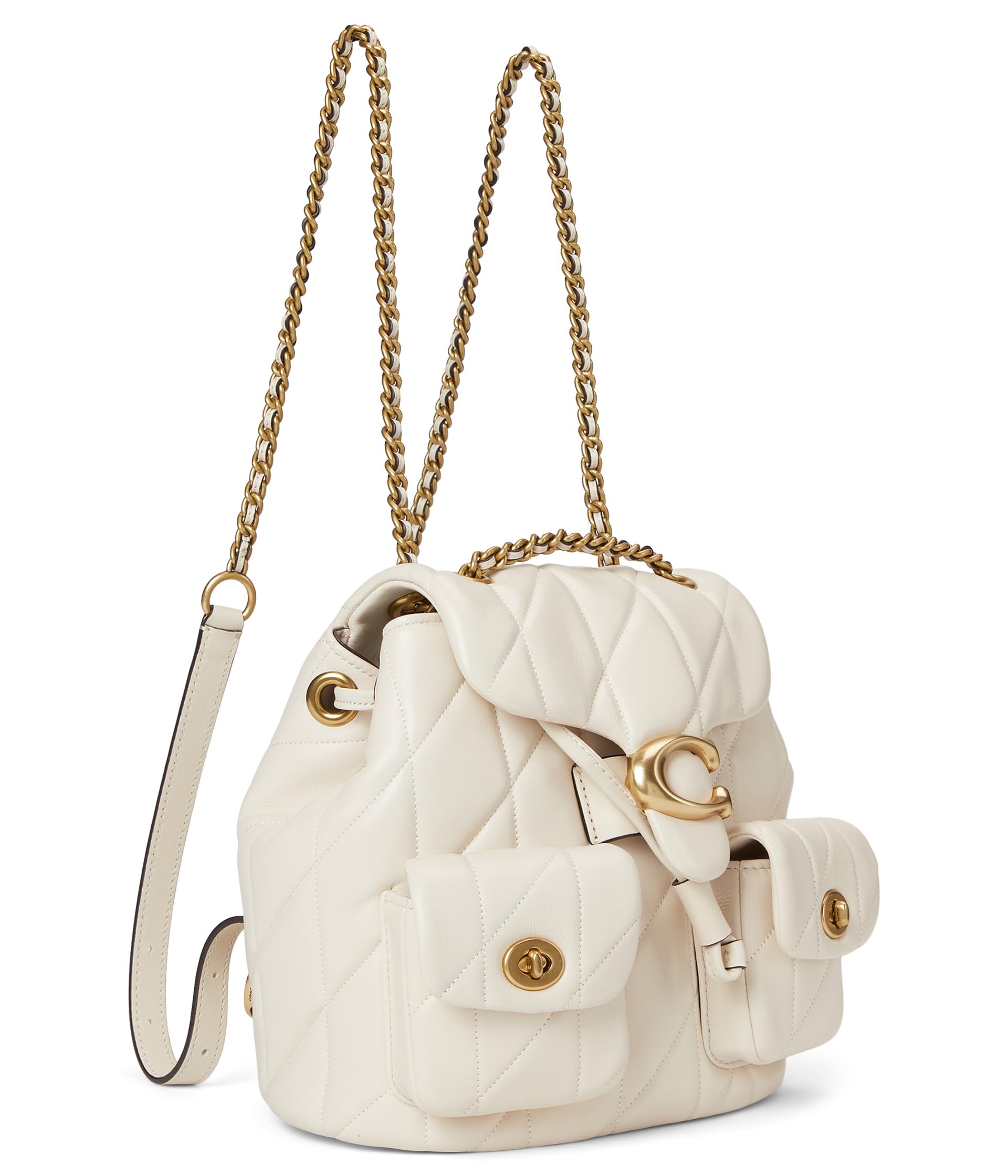 

Рюкзак COACH Tabby Backpack with Quilting, цвет B4/Chalk