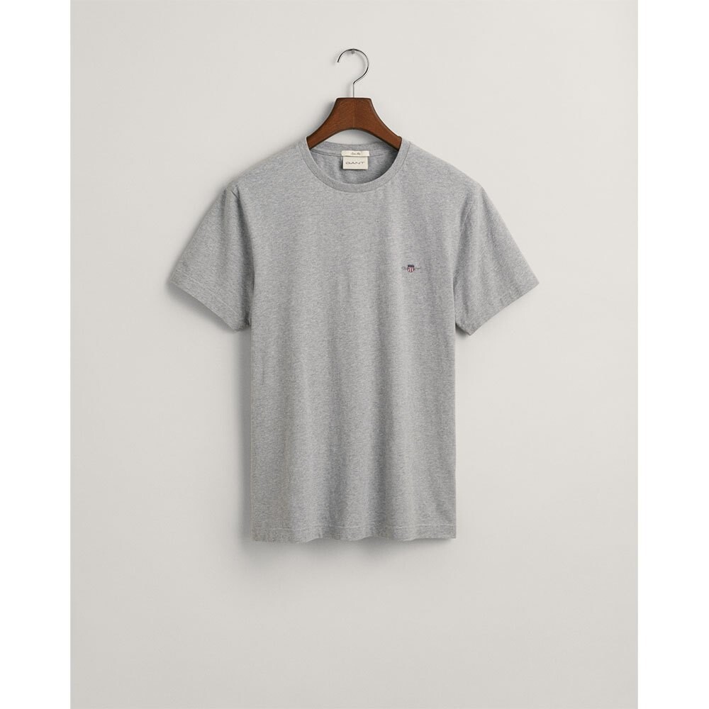 

Футболка с коротким рукавом Gant Slim Shield, серый