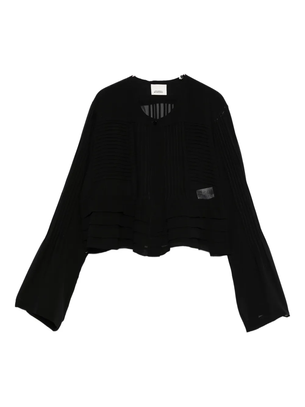 

Блузка со складками ISABEL MARANT, черный