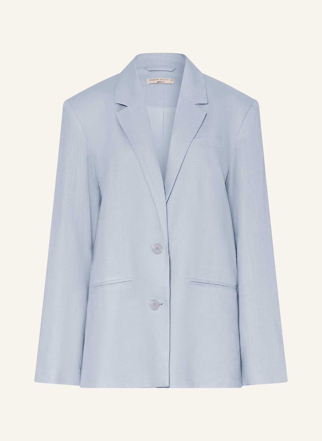 

Блейзер оверсайз Gina Tricot, серый