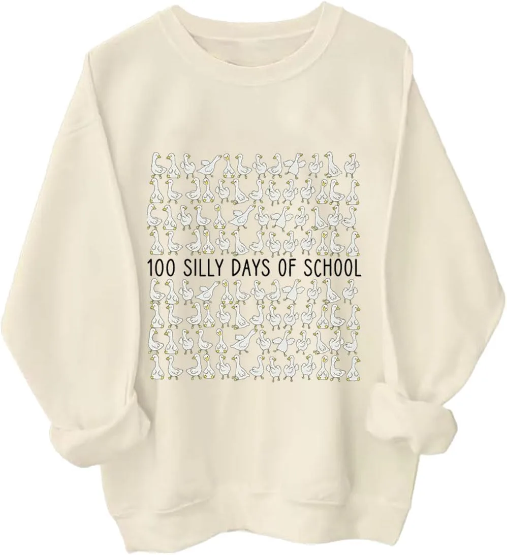 

Толстовка Silly Goose 100 Days of School Czbic