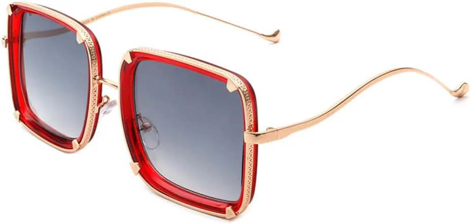 

Панк-солнцезащитные очки для мужчин, полнокадровые, с защитой от УФ-излучения UV400, нейтральные, для женщин, ретро-очки, солнцезащитные очки для женщин generic, Red