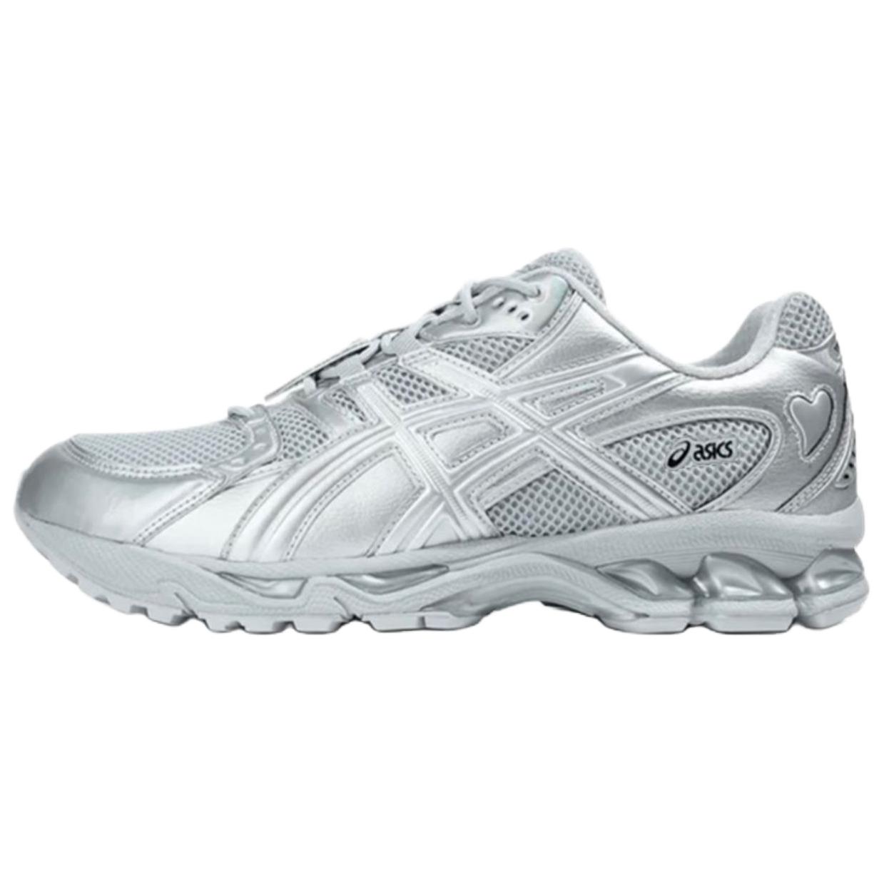 Кроссовки для бега KIMHEKIM x GEL Nimbus 10.1 унисекс Laser Silver Gray ASICS, серебряный — фото 3
