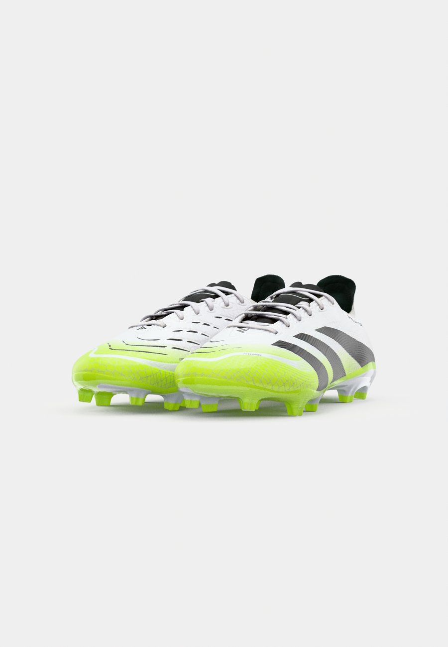 Кроссовки Adidas Performance PREDATOR LEAGUE FIRM GROUND/MULTI GROUND FOOTBALL BOOTS, Footwear White/Core Black/Lucid Lemon/White — фото 4