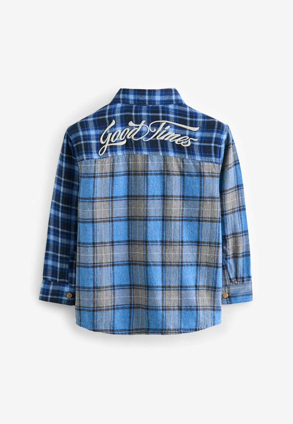 

Рубашка LONG SLEEVE CHECK REGULAR FIT Next, синий
