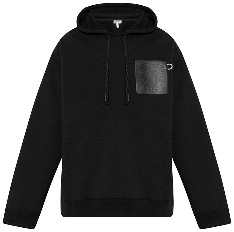 

Худи Loewe Relaxed Fit Hoodie 'Black', черный