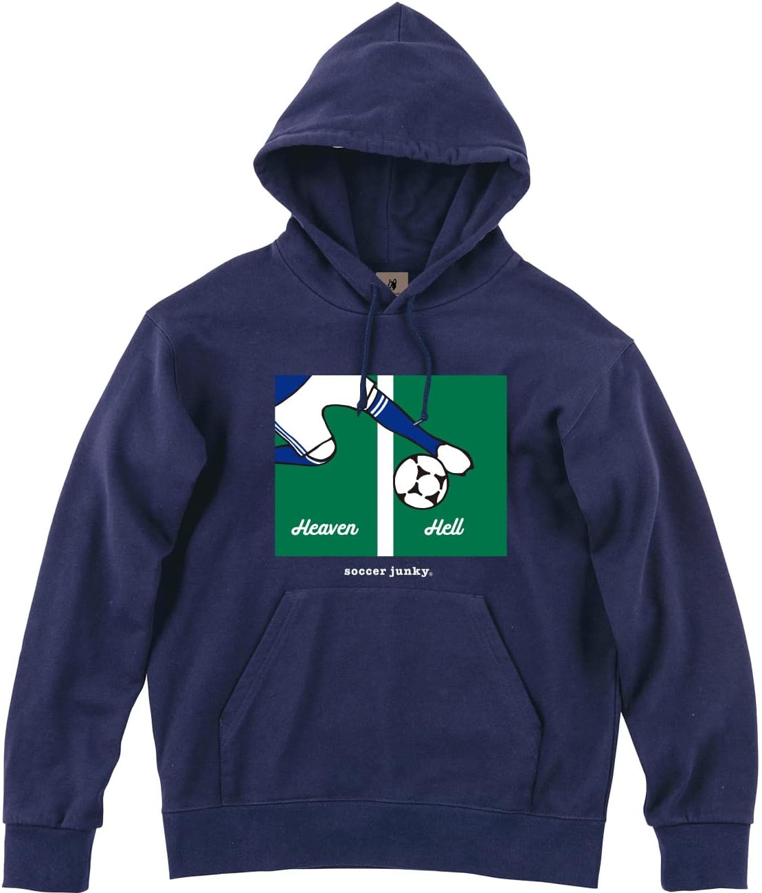 

Толстовка с капюшоном Soccer Junkie Soccer Junky, темно-синий