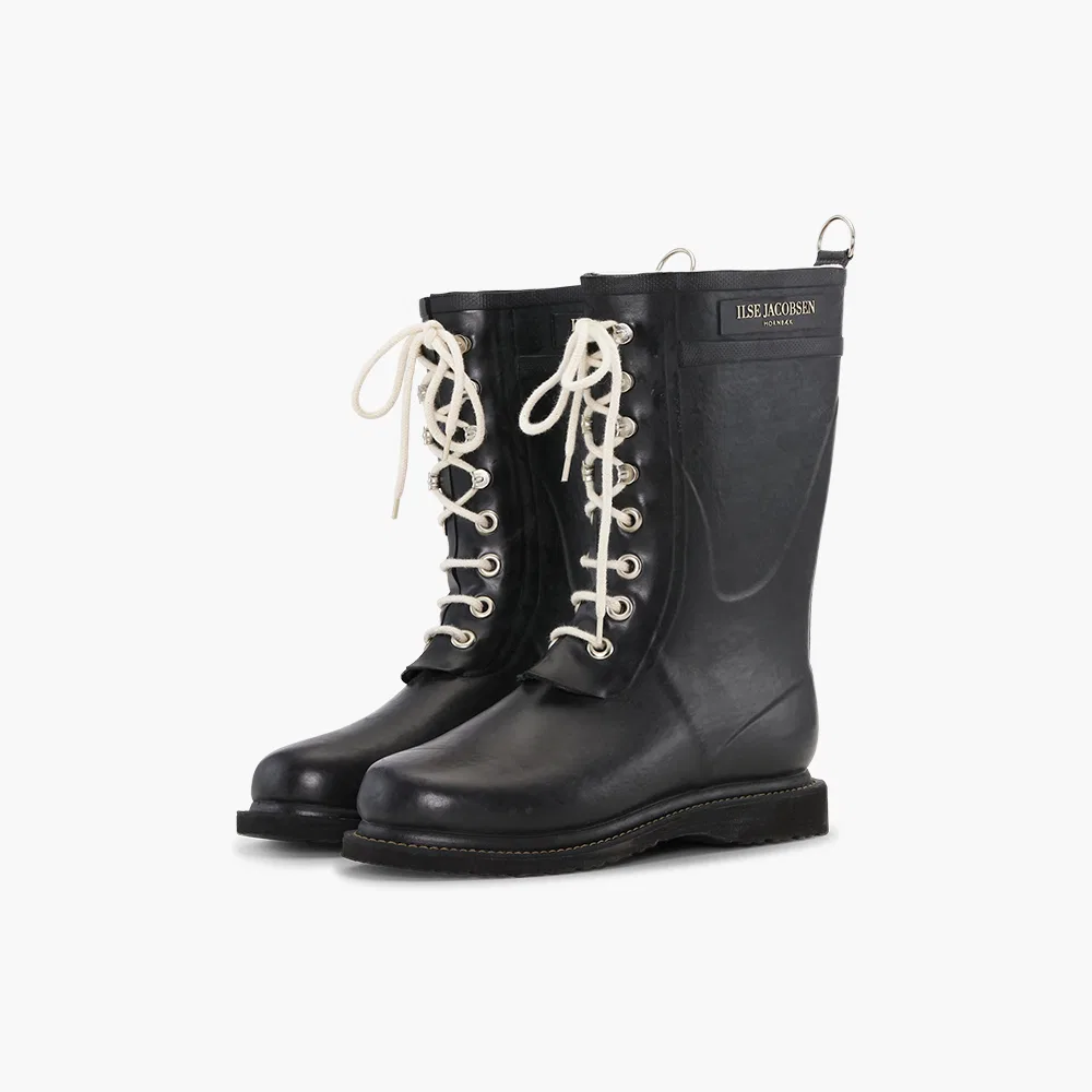 Мужские резиновые сапоги 3/4 Rubber Boots чёрные от Ilse Jacobsen