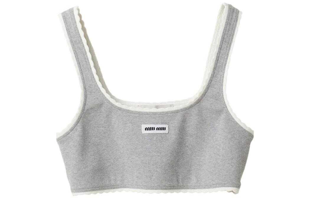 

Спортивное нижнее белье женское серое Miu Miu