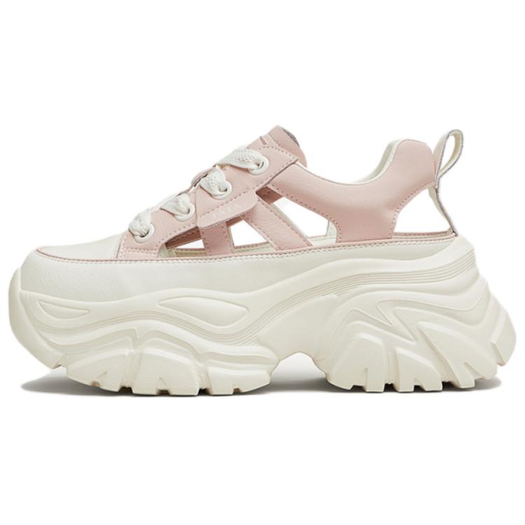 TATA Женские сандалии с одной лямкой розовые и экрю, цвет Pink/Ecru