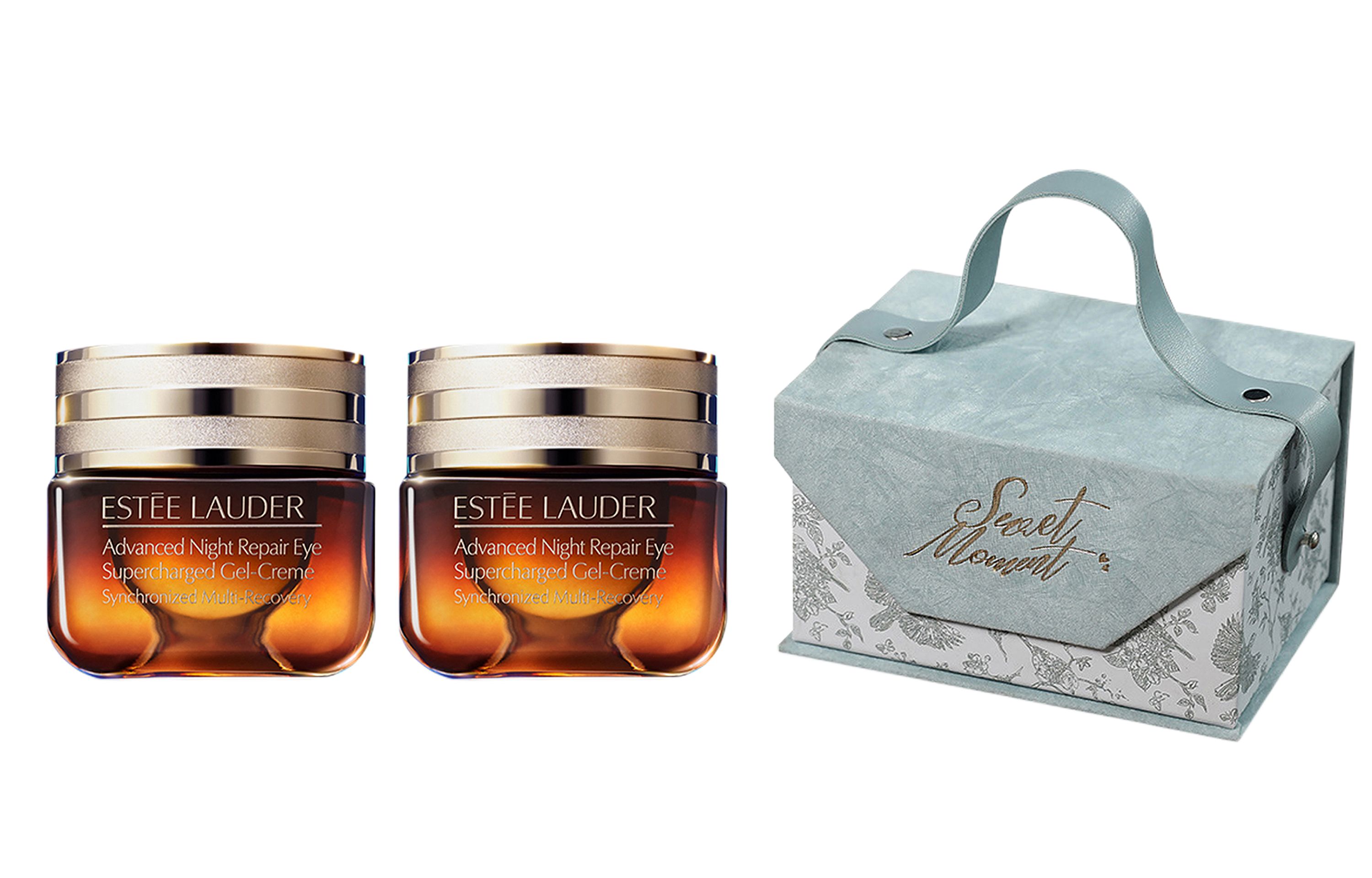 

Advanced Night Repair Новая китайская коллекция Blue Box по уходу за кожей Успокаивающая, подтягивающая, увлажняющая, восстанавливающая ESTEE LAUDER, Small коричневый bottle eye cream 15ml*2