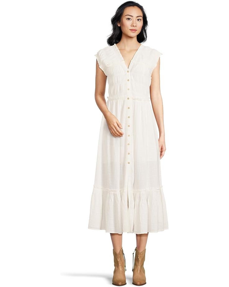 

Платье Free People Desert Dazed Midi, цвет Clean Ivory