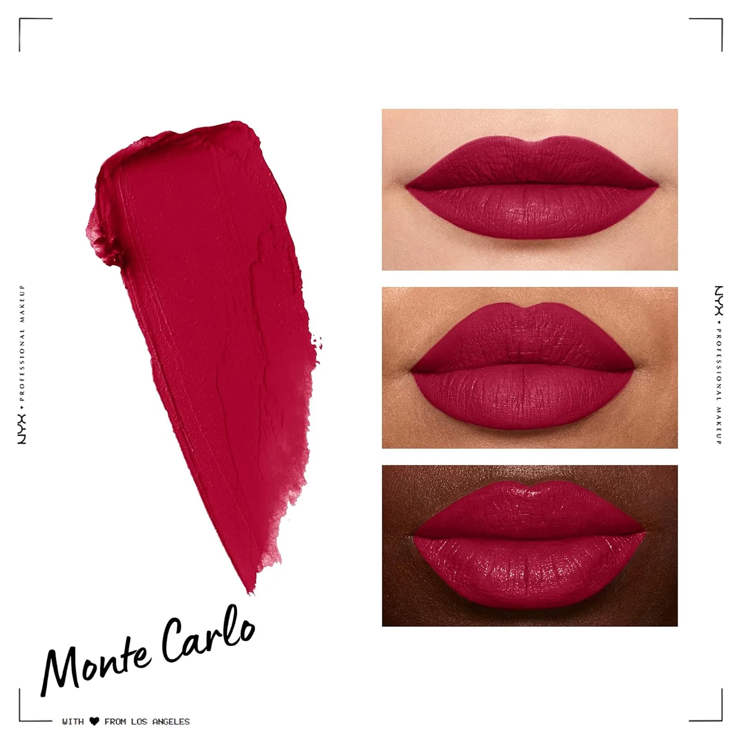 Матовая жидкая помада «Soft Matte Lip Cream» от NYX Professional Makeup Nyx Professional Makeup, 10 Monte Carlo — фото 3