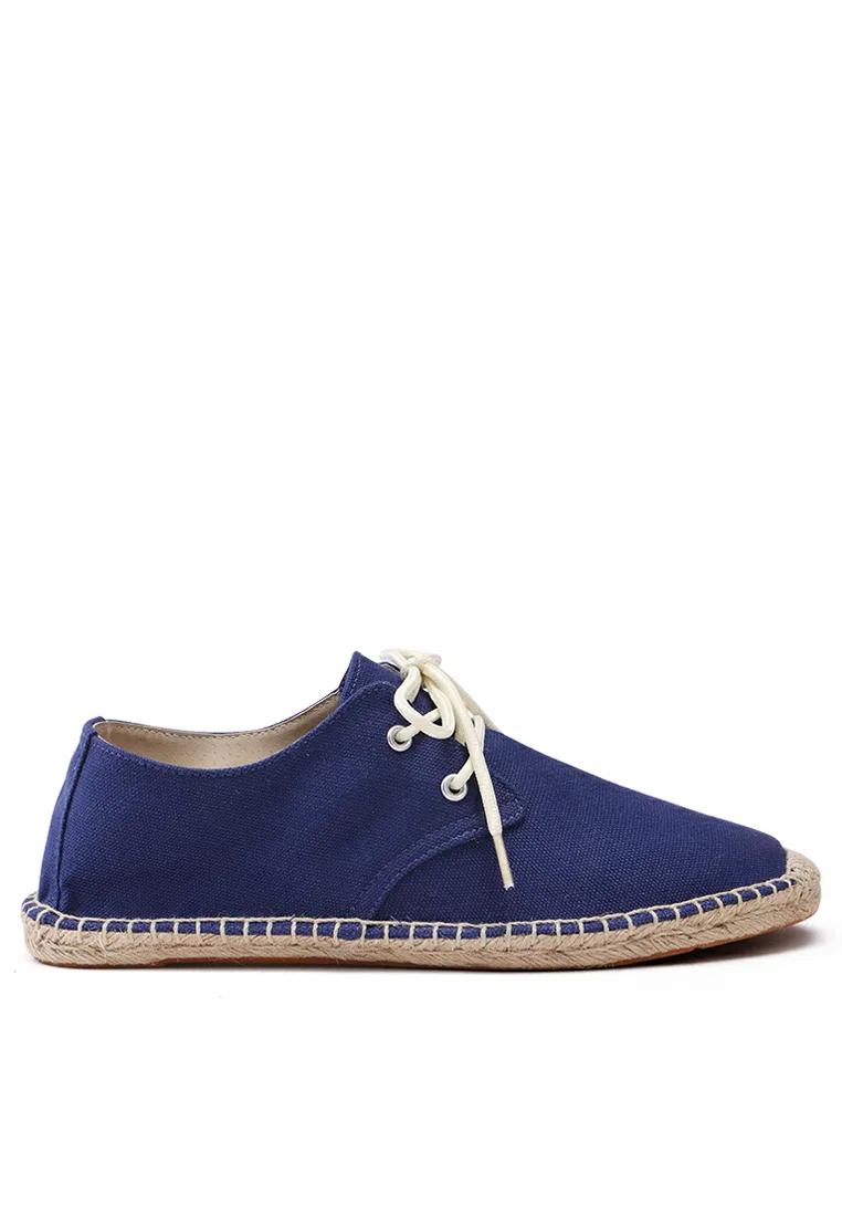 Мужские эспадрильи на шнуровке QZ-S55 Twenty Eight Shoes, синий
