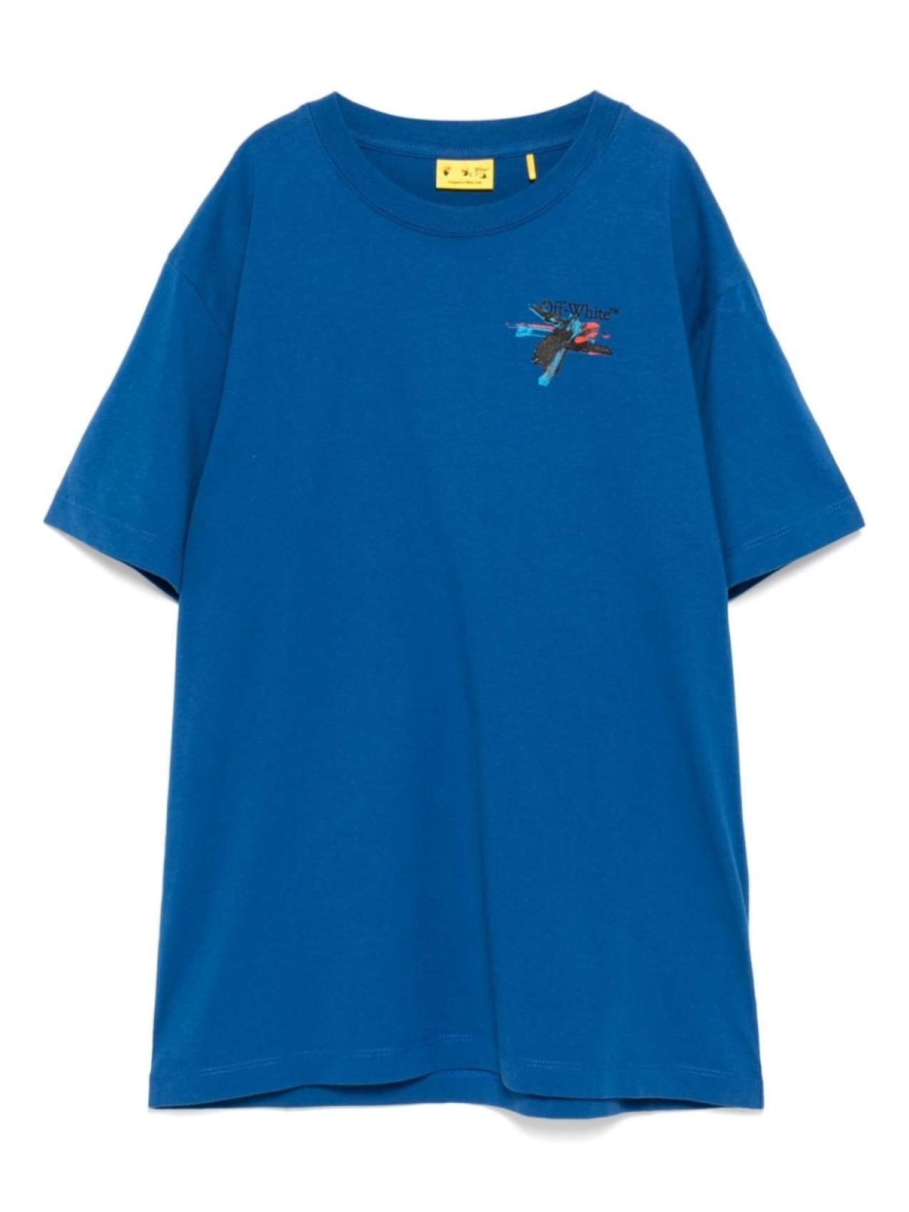 

Off-White Kids футболка с логотипом, синий