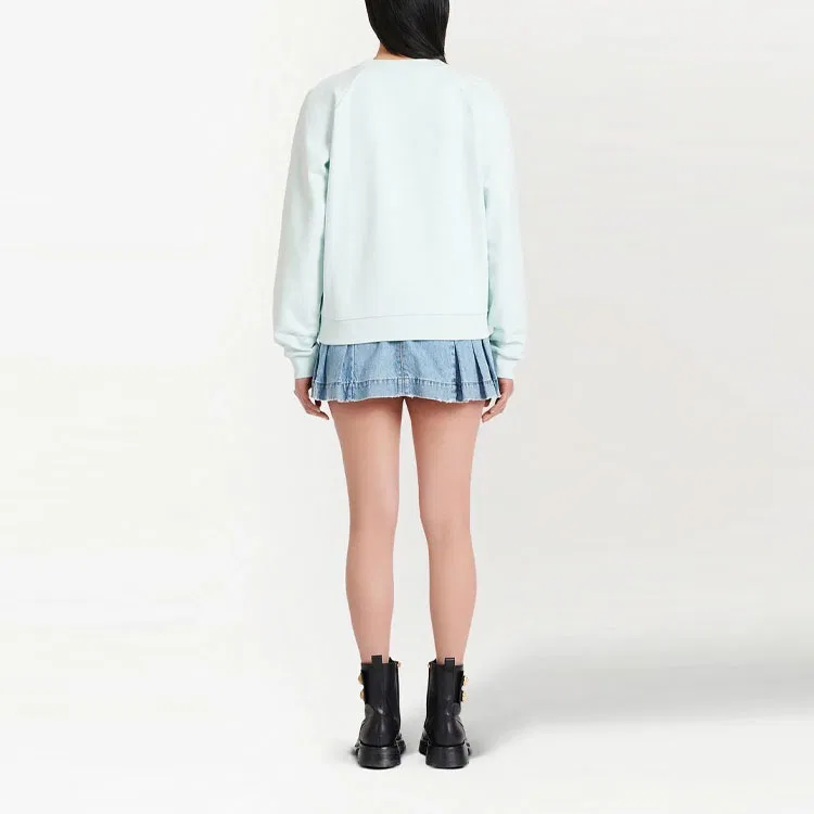 Свитшот женский Light Blue BALMAIN — фото 4