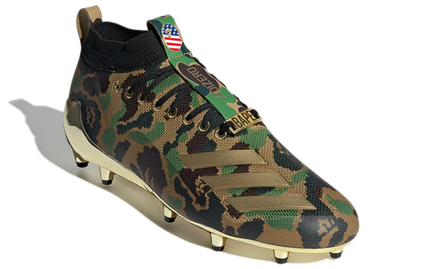 Кроссовки a bathing ape x adizero cleat 'green camo' Adidas, мультиколор — фото 3